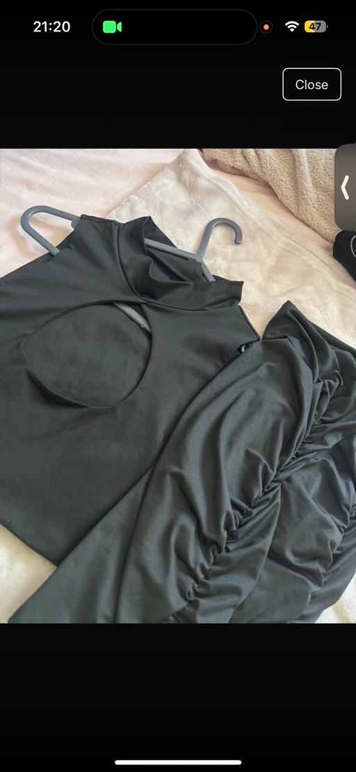 Buy & Sell Bentley Walsall - Photos for Black co-ord ruffled skirt and top (M)