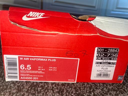 Buy & Sell Chadwell Saint Mary Thurrock - Essex - Photos for Nike vapourmax plus UK4