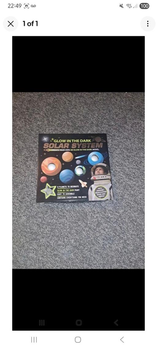 Buy & Sell Fareham Hampshire - Photos for glow in dark solar system make your own