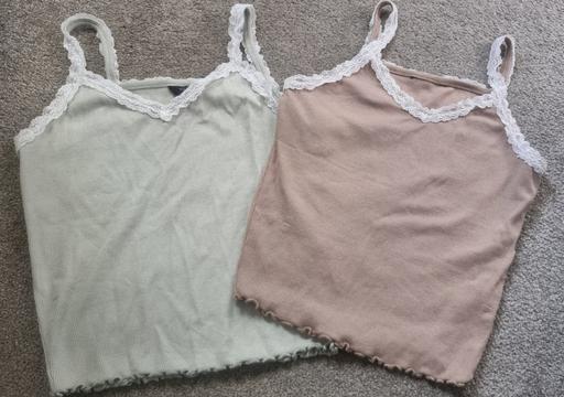 Buy & Sell Clayton West Kirklees - Photos for Green/Brown New Look Lace Vest Tops