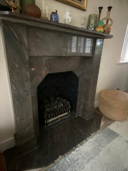 Buy & Sell Middle Park South East London - Photos for Granite fireplace and basket