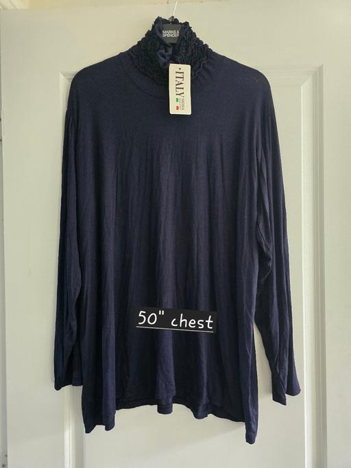 Buy & Sell Rowley Regis Sandwell - Photos for Navy Italy Moda fancy neck top - bnwt