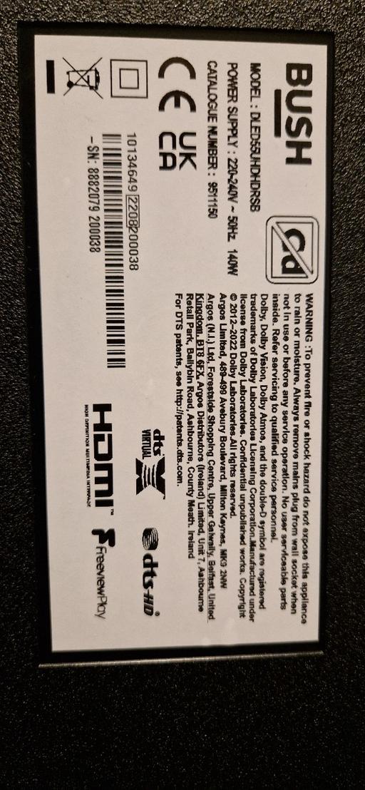 Buy & Sell Romsley Bromsgrove - Photos for bush tv