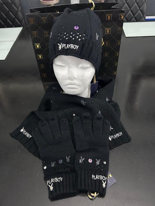 Buy & Sell Great Barr Birmingham - Photos for Playboy hat scarf and gloves set