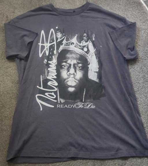 Buy & Sell Clayton West Kirklees - Photos for Dark Grey The Notorious BIG Oversized T.Shirt