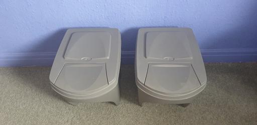 Buy & Sell Lofthouse Leeds - Photos for TWO HARD PLASTIC STORAGE BINS NEW