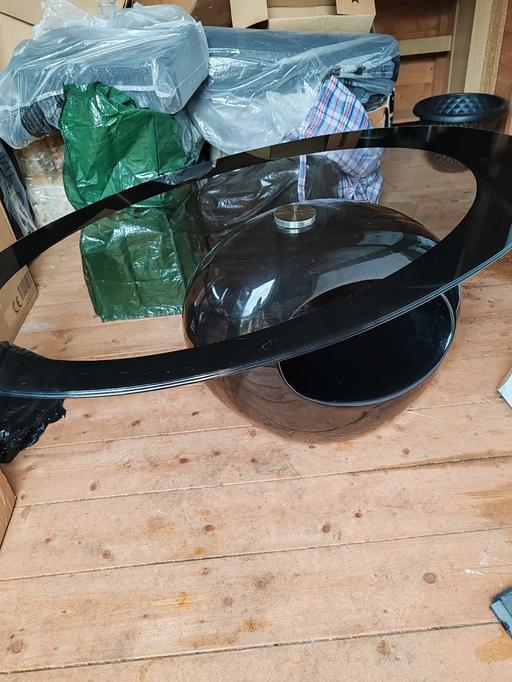 Buy & Sell Swanley Sevenoaks - Photos for Next Black Glass Oval Coffee Table