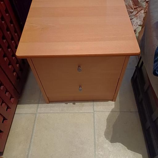 Buy & Sell Hill Top Sandwell - Photos for Bedside table with 2 draws excellent cond