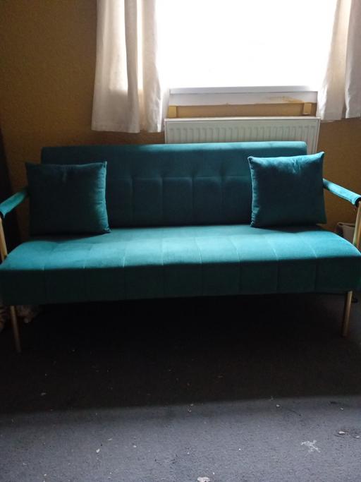 Buy & Sell Beith North Ayrshire - Photos for green velvet 2 seater