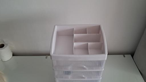 Buy & Sell Ward End Birmingham - Photos for Plastic makeup or skincare organiser white