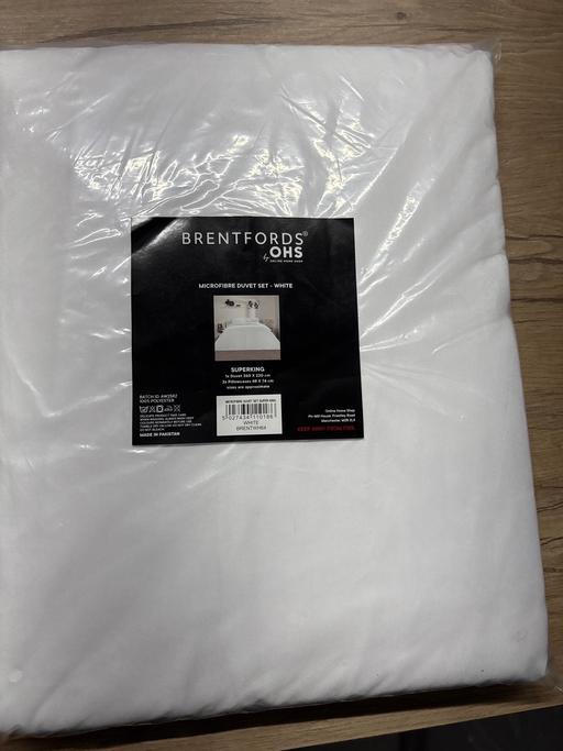 Buy & Sell Duckmanton Chesterfield - Photos for Brentford’s ohs microfibre duvet set