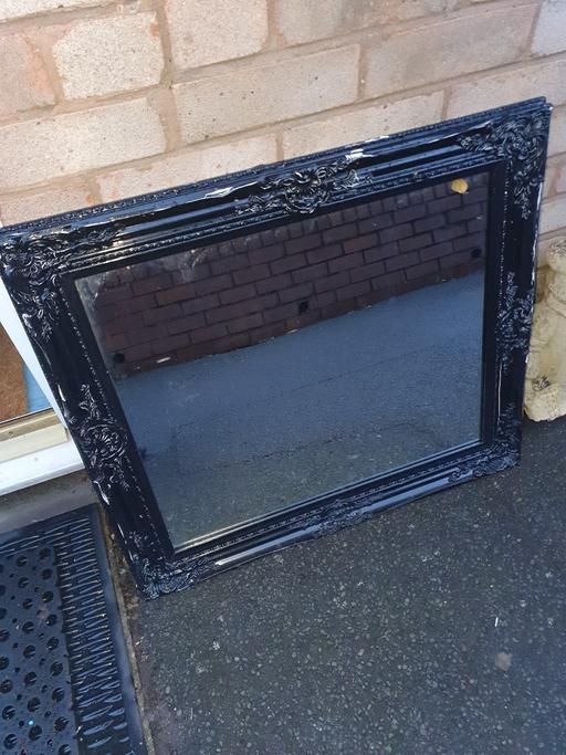 Buy & Sell Pensnett Dudley - Photos for Black Decorated Framed Mirror, 2.5 x 2 ft ,
