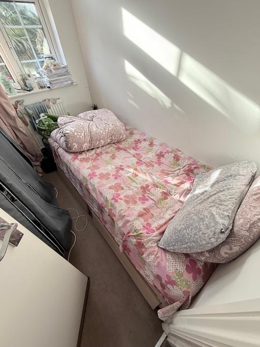 Buy & Sell Abbey Wood South East London - Photos for Single bed with hard mattress