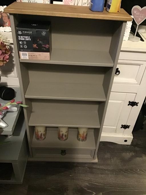 Buy & Sell Weoley Castle Birmingham - Photos for For sale grey pine shelves unit