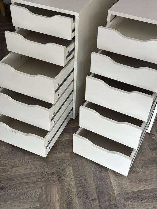 Buy & Sell Halesowen Dudley - Photos for IKEA white draws x2