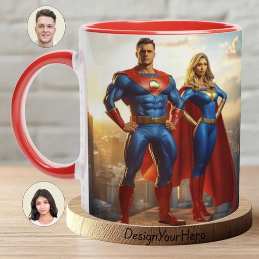 Buy & Sell Kennington South East London - Photos for Personalised Superman & Supergirl couple Mug