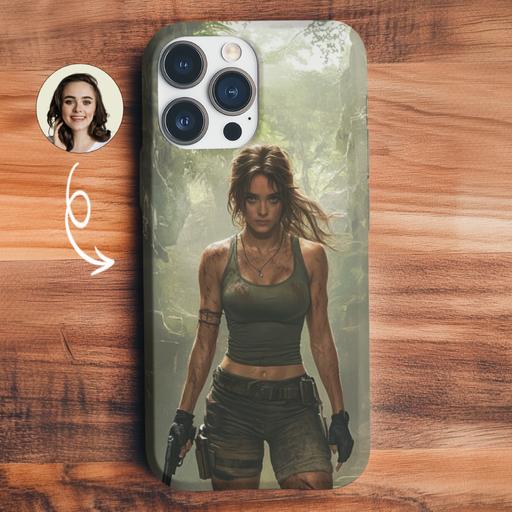 Buy & Sell Kennington South East London - Photos for Personalised Lara Croft iPhone Case