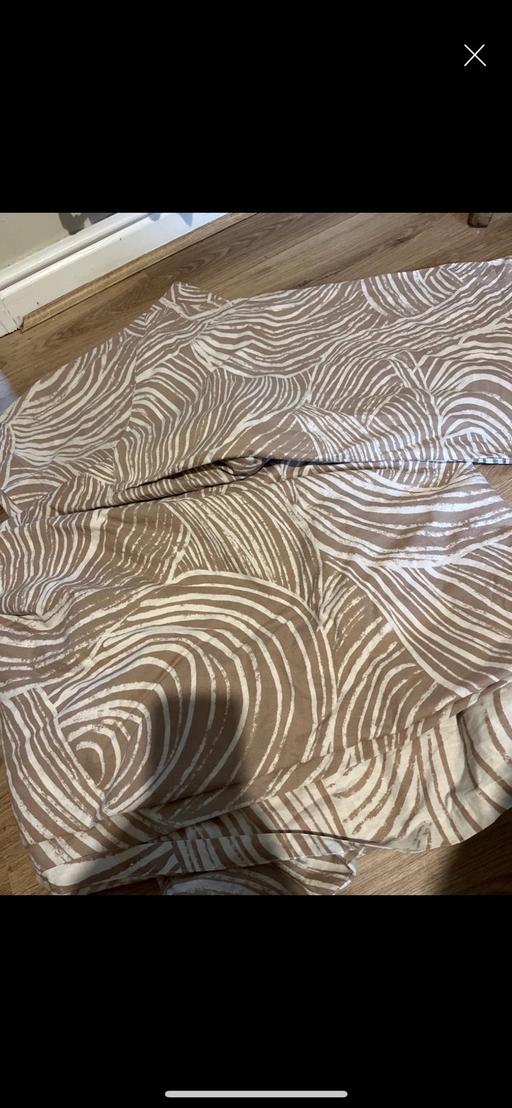 Buy & Sell Conisbrough Doncaster - Photos for Cream and brown double bedding set