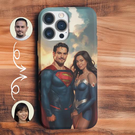 Buy & Sell Kennington South East London - Photos for Personalised Superman couple iPhone Case