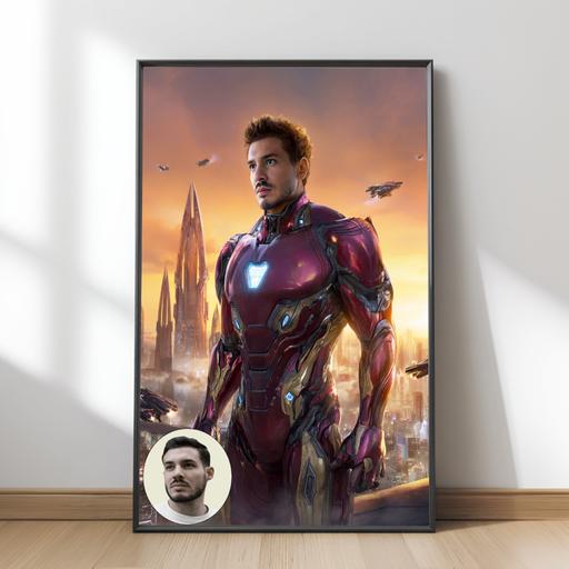 Buy & Sell Kennington South East London - Photos for Personalised Iron Man Hero Poster