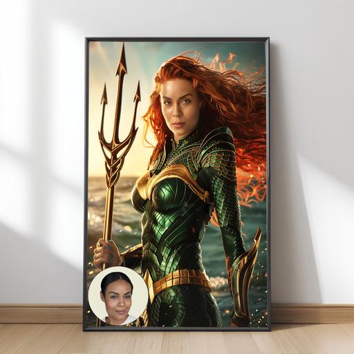 Buy & Sell Kennington South East London - Photos for Personalised Aquawoman Poster