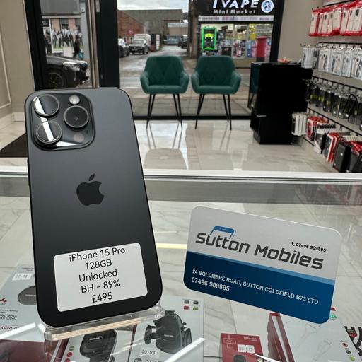 Buy & Sell Sutton Coldfield Birmingham - Photos for iPhone 15 Pro 128GB Unlocked