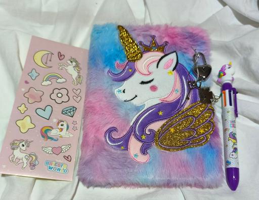 training Thornaby Stockton-on-Tees - Photos for Unicorn diary with padlock,pen and stickers