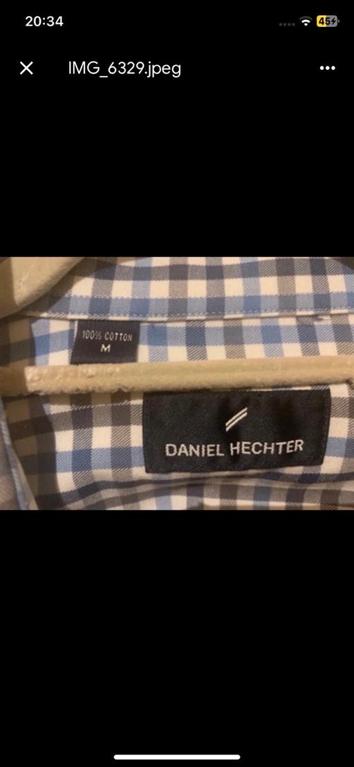 Buy & Sell West Chiltington Horsham - Photos for Daniel Hechter Men’s Check Shirt