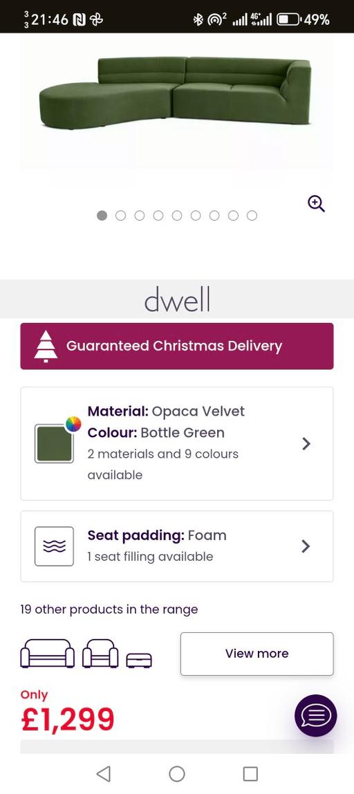 Buy & Sell Nottingham Gedling - Photos for Ferrara corner sofa