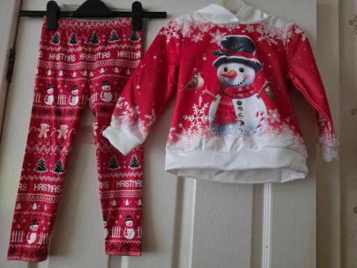 Buy & Sell Blackpool Town Centre Blackpool - Photos for Snowman leggings & hoodie set age 4 yrs NEW