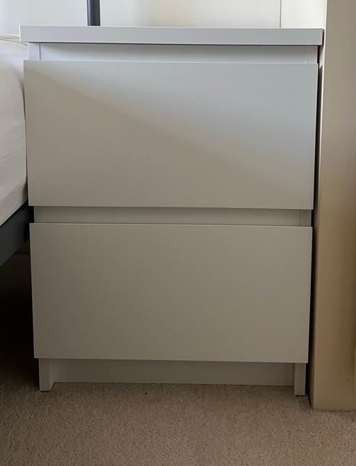 Buy & Sell Beckenham Bromley - Photos for IKEA Malm - Pair of Chest of 2 drawers, white
