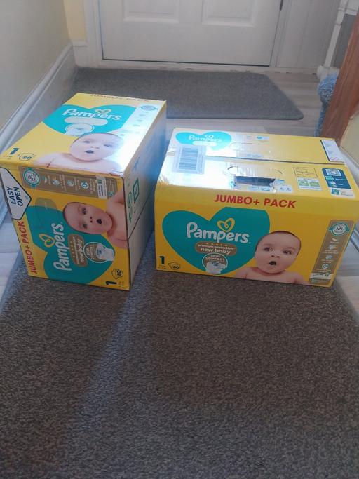 Buy & Sell Willenhall Walsall - Photos for 2 Jumbo boxes of Pampers Nappies