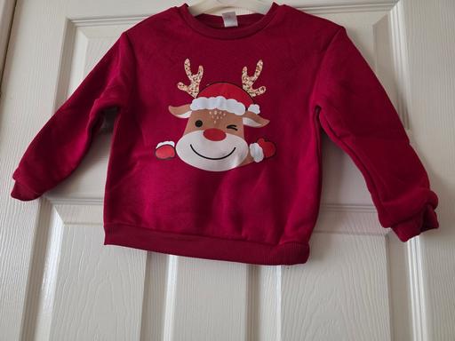 Buy & Sell Blackpool Town Centre Blackpool - Photos for Reindeer sweatshirt age 2-3 yrs NEW