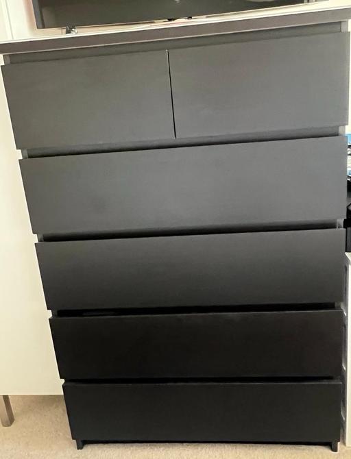 Buy & Sell Beckenham Bromley - Photos for IKEA Malm - Chest of 6 drawers, brown