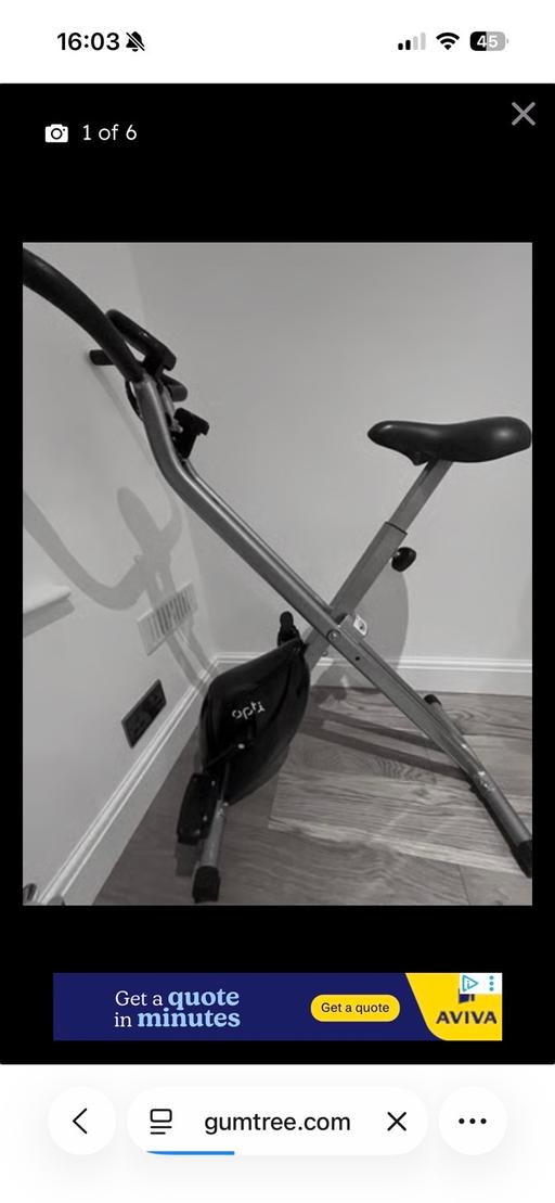 Buy & Sell Bushbury Wolverhampton - Photos for Opti Folding Exercise Bike
