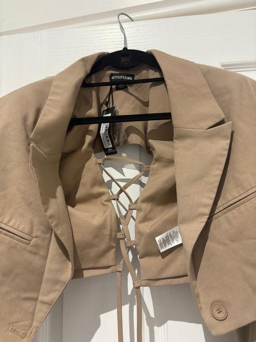 Buy & Sell Broomhall Sheffield - Photos for Taupe Cropped Jacket