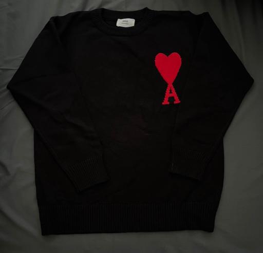 Buy & Sell Quine`s Hill Douglas - Photos for Ami Paris black knotted jumper in medium