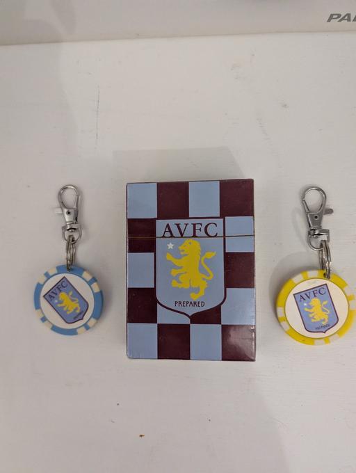 Buy & Sell Upper Gornal Dudley - Photos for Aston villa playing cards sealed &2x keyrings
