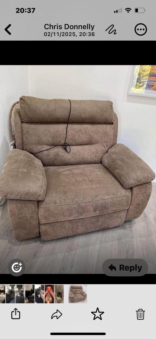 Buy & Sell Marton-in-Cleveland Middlesbrough - Photos for Recliner chair