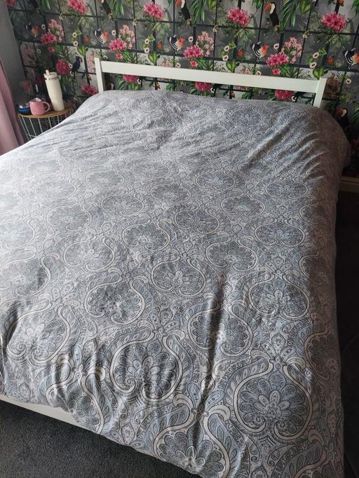 Buy & Sell Yardley Birmingham - Photos for Wooden white king sized bed frame