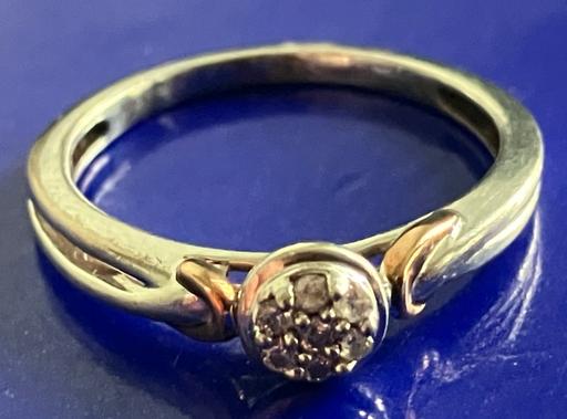 Buy & Sell Yeovil Somerset - Photos for 9ct white gold diamond ring hallmarked 375