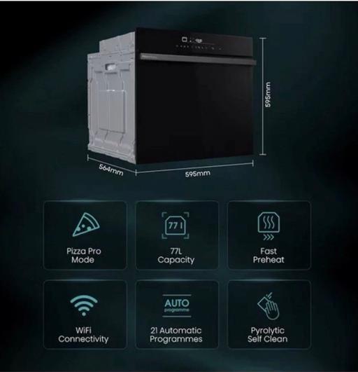 Buy & Sell Tring Dacorum - Photos for Hisense Blackline PizzaChef Electric Oven