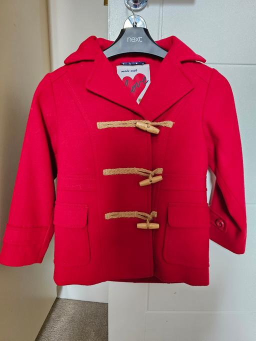Buy & Sell Upper Clapton East London - Photos for Girls Next Red Coat (5-6) New