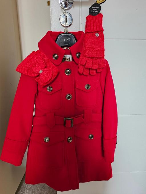Buy & Sell Upper Clapton East London - Photos for Girls Next Red Coat (5-6) New
