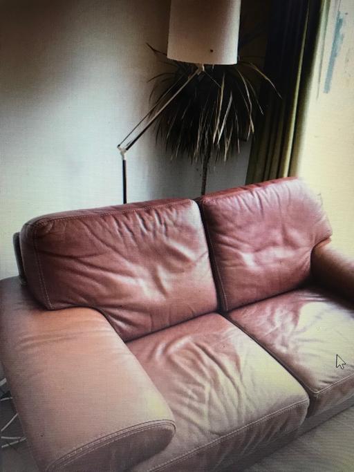 Buy & Sell Willenhall Walsall - Photos for Real leather settee sofa 2 seater brown