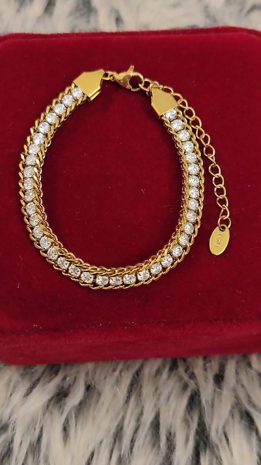Buy & Sell Wath-Upon-Dearne Rotherham - Photos for 18k gold plated stainless steel bracelet