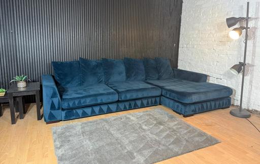 Buy & Sell Irlams O`Th`Height Salford - Photos for DFS Navy Plush Corner Sofa