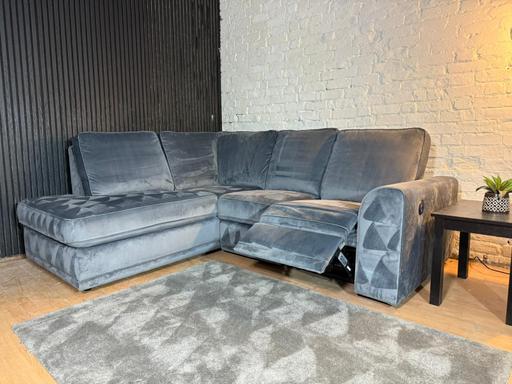 Buy & Sell Irlams O`Th`Height Salford - Photos for DFS Velvet Orka Corner Sofa Electric Recliner