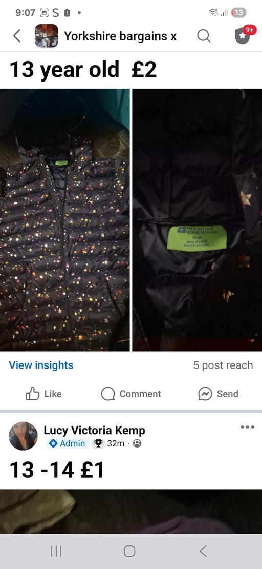 Buy & Sell Pellon Calderdale - Photos for age 13 coats