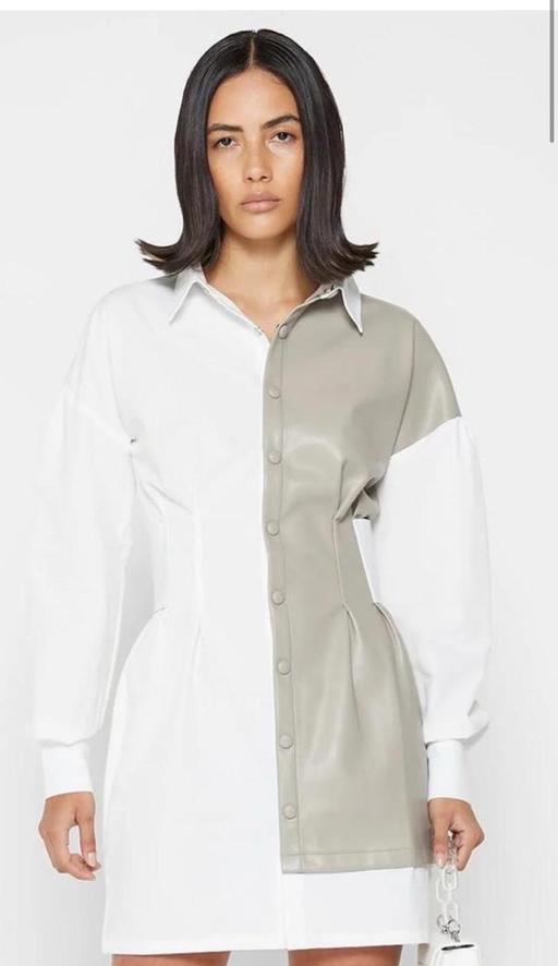 Buy & Sell Woolwich South East London - Photos for Maniere De Voir leather shirt dress